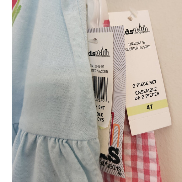 NWT Kids Headquarters Girls Watermelon 2 Piece Set Shorts Summer Tank 4 - Picture 6 of 6